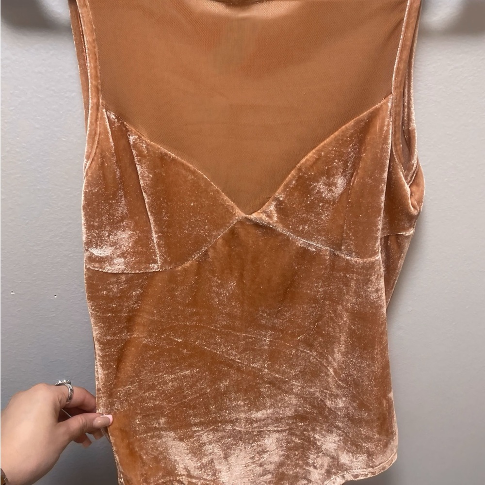 Atmosphere Orange Camisole Bustier Top